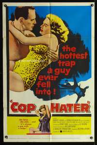 h228 COP HATER one-sheet movie poster '58 Ed McBain gritty film noir!