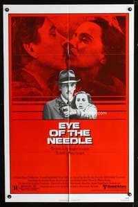h319 EYE OF THE NEEDLE one-sheet movie poster '81 Donald Sutherland, Ken Follett