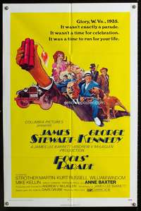 h352 FOOLS' PARADE one-sheet movie poster '71 James Stewart, George Kennedy
