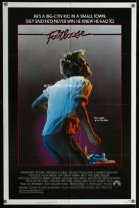 h354 FOOTLOOSE one-sheet movie poster '84 competitive dancer Kevin Bacon!