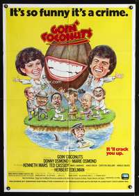 h377 GOIN' COCONUTS one-sheet movie poster '78 art of Donny & Marie Osmond by Green!