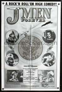 h435 J-MEN FOREVER one-sheet movie poster '79 rock & roll meets drugs!