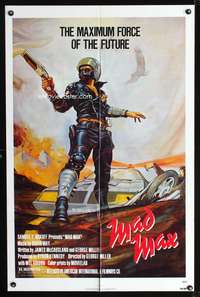 h467 MAD MAX one-sheet movie poster R83 Mel Gibson, George Miller Australian classic!