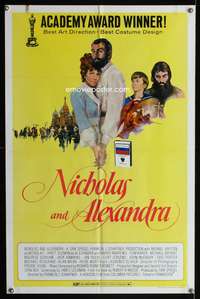 h530 NICHOLAS & ALEXANDRA one-sheet movie poster '72 English history!