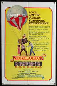 h531 NICKELODEON one-sheet movie poster '76 Ryan O'Neal, Burt Reynolds