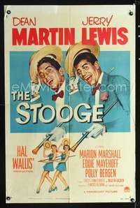 h627 STOOGE one-sheet movie poster '52 vaudeville Dean Martin & Jerry Lewis!