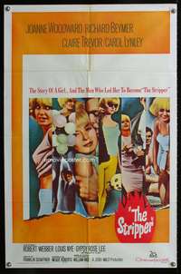 h635 STRIPPER one-sheet movie poster '63 super sexy Joanne Woodward!