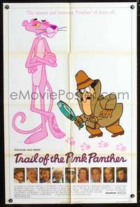 h726 TRAIL OF THE PINK PANTHER one-sheet movie poster '82 Peter Sellers, Blake Edwards