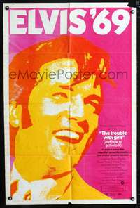 h732 TROUBLE WITH GIRLS one-sheet movie poster '69 gangster Elvis Presley!