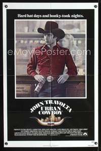 h767 URBAN COWBOY one-sheet movie poster '80 John Travolta, Debra Winger