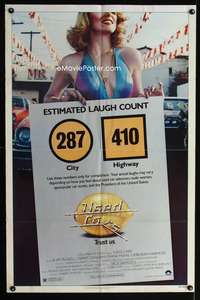 h768 USED CARS one-sheet movie poster '80 Robert Zemeckis, sexy image!