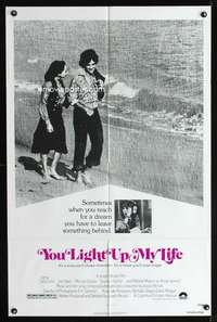 h799 YOU LIGHT UP MY LIFE one-sheet movie poster '77 Didi Conn, Joe Brooks