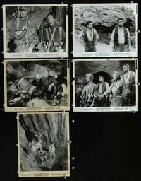 k256 JOURNEY TO THE CENTER OF THE EARTH 5 8x10 movie stills '59 Verne