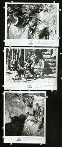 k560 LIFE & TIMES OF GRIZZLY ADAMS 3 8x10 movie stills '74 Haggerty