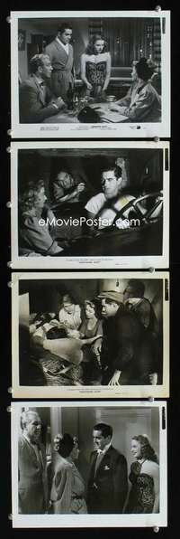 k421 NIGHTMARE ALLEY 4 8x10 movie stills '47 Tyrone Power, Blondell