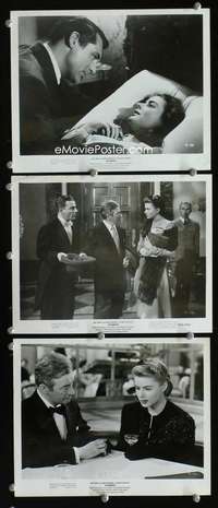 k577 NOTORIOUS 3 8x10 movie stills R54 Cary Grant, Ingrid Bergman