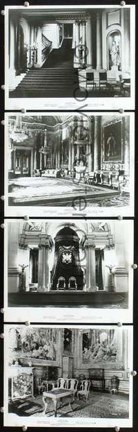 k152 PALACES OF A QUEEN 7 8x10 movie stills '67 English royalty!