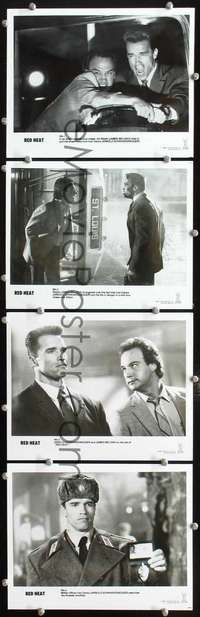 k031 RED HEAT 12 8x10 movie stills '88 Schwarzenegger, James Belushi
