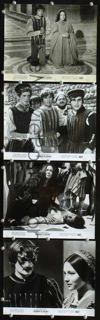 k105 ROMEO & JULIET 8 8x9.5 movie stills '69 Franco Zeffirelli