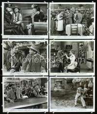 k215 SAN ANTONIO 6 8x10 movie stills '45 Errol Flynn, Alexis Smith