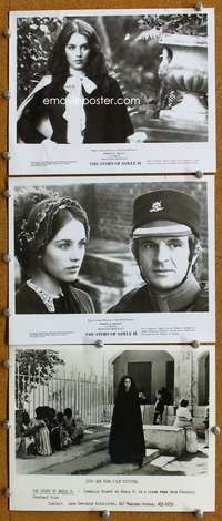 k614 STORY OF ADELE H 3 8x10 movie stills '75 Truffaut, Adjani
