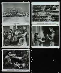 k287 TEN COMMANDMENTS 5 8x10 movie stills '56 Heston, DeMille
