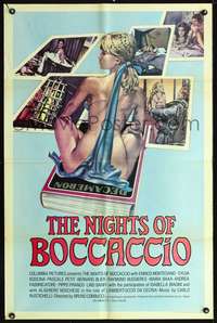 m062 BOCCACCIO one-sheet movie poster '72 Bruno Corbucci, super sexy artwork!