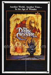 m147 DARK CRYSTAL one-sheet movie poster '82 Jim Henson, Frank Oz, Richard Amsel fantasy art!