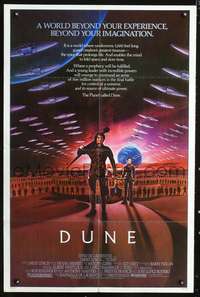 m208 DUNE one-sheet movie poster '84 David Lynch, Kyle MacLachlan, sci-fi epic!