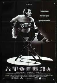 m214 ED WOOD DS one-sheet movie poster '94 Tim Burton, Johnny Depp, mostly true!