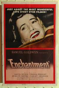 m220 ENCHANTMENT one-sheet movie poster '49 Teresa Wright, from Rumer Godden novel!