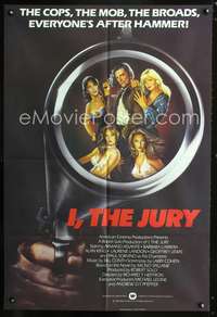 m335 I THE JURY English one-sheet movie poster '82 Armande Assante, best different artwork!