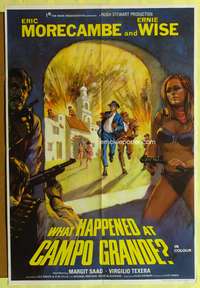 m389 MAGNIFICENT TWO English one-sheet movie poster '67 sexy South American revolutionary!