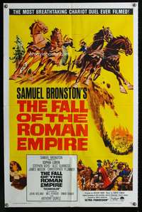 m240 FALL OF THE ROMAN EMPIRE one-sheet movie poster '64 Sophia Loren