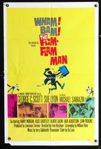 m270 FLIM-FLAM MAN one-sheet movie poster '67 Geroge Scott, Sue Lyon