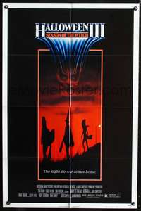 m319 HALLOWEEN III one-sheet movie poster '82 Season of the Witch, horror sequel!