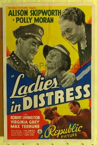 m362 LADIES IN DISTRESS one-sheet movie poster '38 Alison Skipworth, Polly Moran