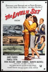 m372 LIVELY SET one-sheet movie poster '64 race car driver James Darren!