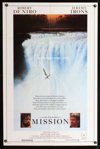 m412 MISSION one-sheet movie poster '86 Robert De Niro, Jeremy Irons