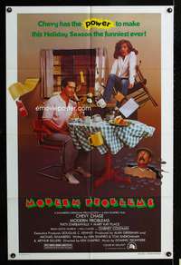 m415 MODERN PROBLEMS one-sheet movie poster '81 Chevy Chase, Patty D'Arbanville