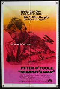 m433 MURPHY'S WAR one-sheet movie poster '71 Peter O'Toole, WWII!