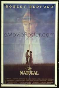 m452 NATURAL one-sheet movie poster '84 Robert Redford, Barry Levinson, baseball!