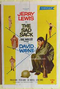 m580 SAD SACK one-sheet movie poster '58 Jerry Lewis in the Foreign Legion!