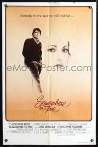 m615 SOMEWHERE IN TIME int'l one-sheet movie poster '80 Christopher Reeve, cult classic!
