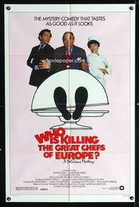 m759 WHO IS KILLING THE GREAT CHEFS OF EUROPE one-sheet poster '78 George Segal, Jacqueline Bisset