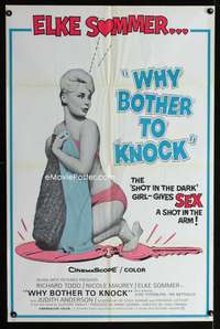 m185 DON'T BOTHER TO KNOCK one-sheet movie poster '65 super sexy Elke Sommer!
