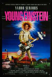 m793 YOUNG EINSTEIN one-sheet movie poster '88 Australian Yahoo Serious!