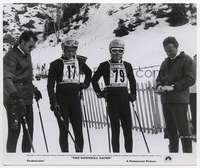 n148 DOWNHILL RACER 8x9.75 movie still '69 Redford & Hackman skiing!