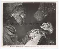 n323 MOLE PEOPLE 8x10 movie still R64 great monster close up!