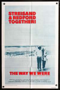 p770 WAY WE WERE one-sheet movie poster '73 Barbra Streisand, Robert Redford